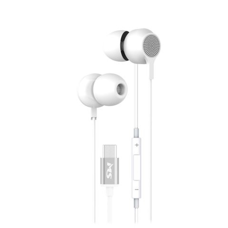 MS EOS C115, žičane slušalice, Type C, 1.2m, bijele 