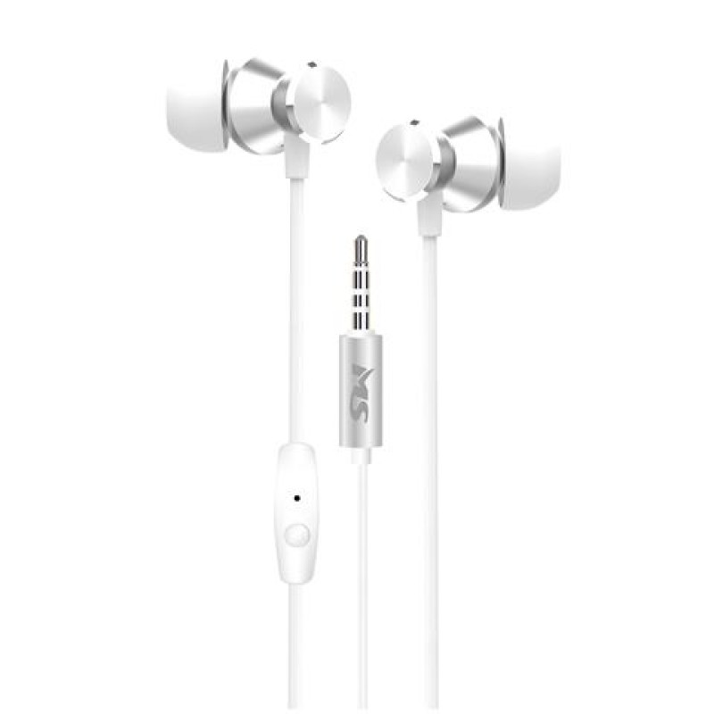 MS EOS C110, žičane slušalice, 3.5mm, 1.2m, bijele