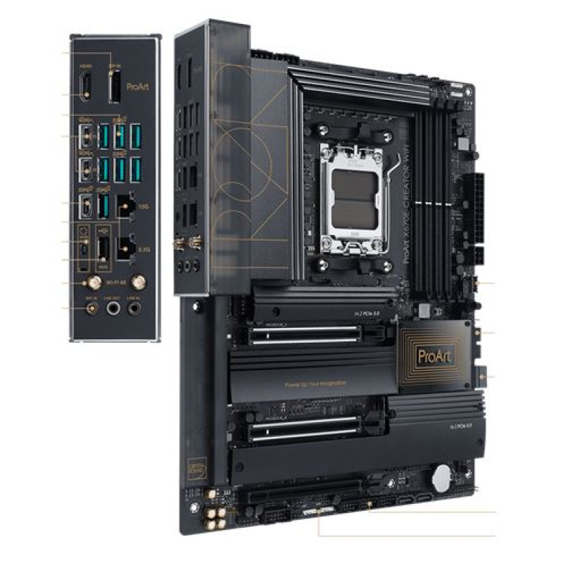 Asus ProArt X670E-CREATOR WIFI, AM5, DDR5, ATX