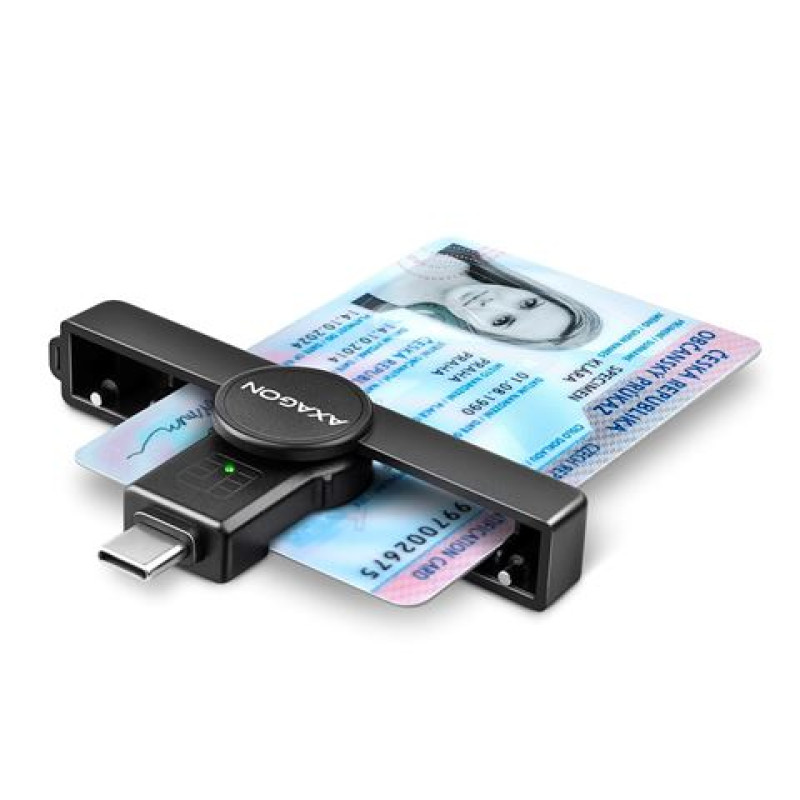 Čitač pametnih kartica AXAGON CRE-SMP1C USB 2.0 Pocket Reader