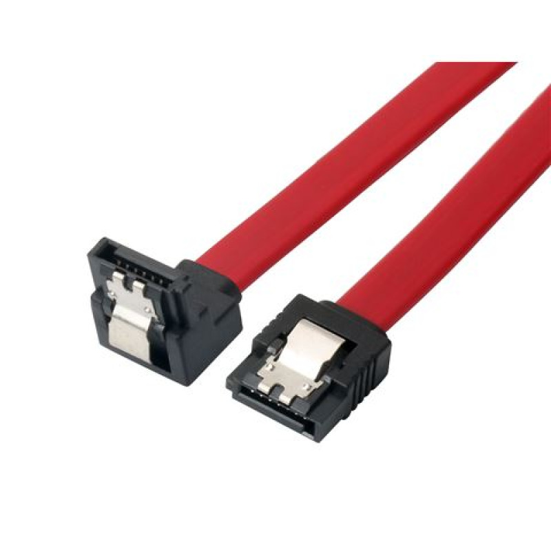 MS SATA III F / SATA III F kutni, kabel 0.2m, crveni