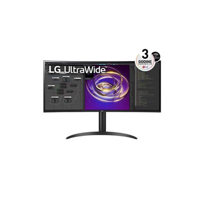 LG 34WP85CP-B, 34inch, IPS, WQHD, USB-C, DP, HDMI, 60Hz, zakrivljeni
