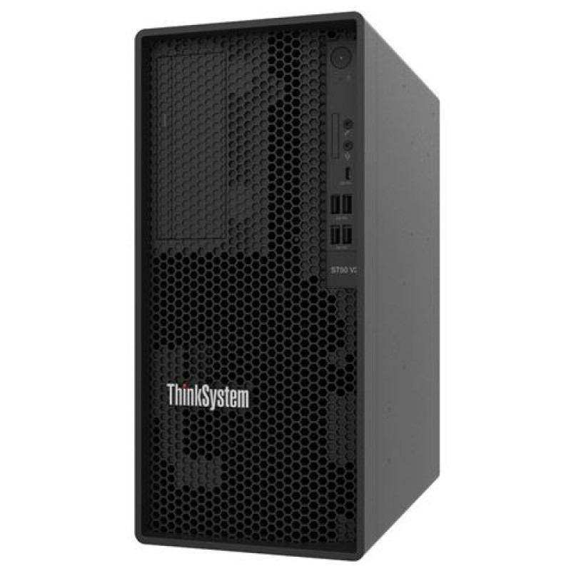 Lenovo ST50 V2 server, Intel Xeon E-2356G, RAM 16GB, 2 x SSD 960GB