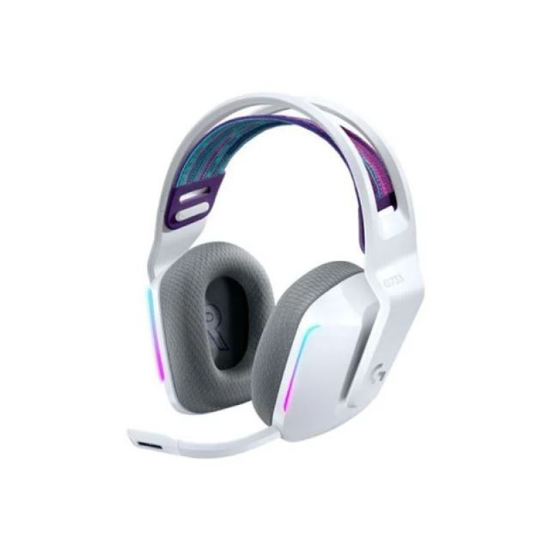 Logitech G733 LIGHTSPEED, bežične slušalice s mikrofonom, gaming, bijele
