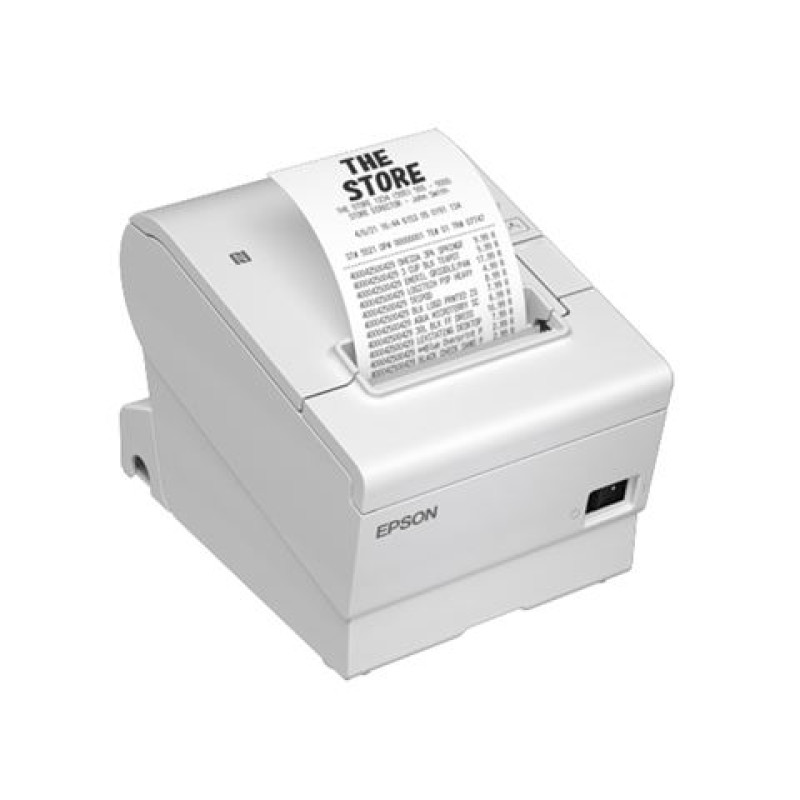 Epson TM-T88VII, termani pisač, USB, serial, Ethernet, bijeli