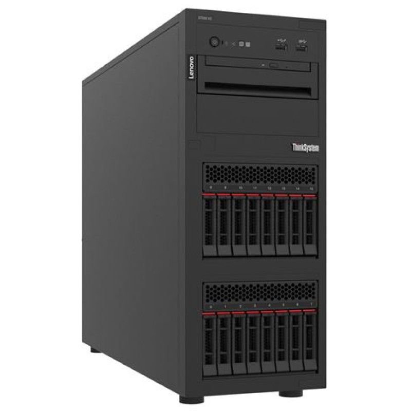 Lenovo ThinkSystem ST250 v2 server, Intel Xeon E-2356G, RAM 32GB, 