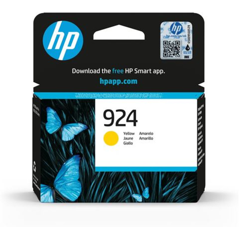 HP tinta 4K0U5NE, no.924, žuta