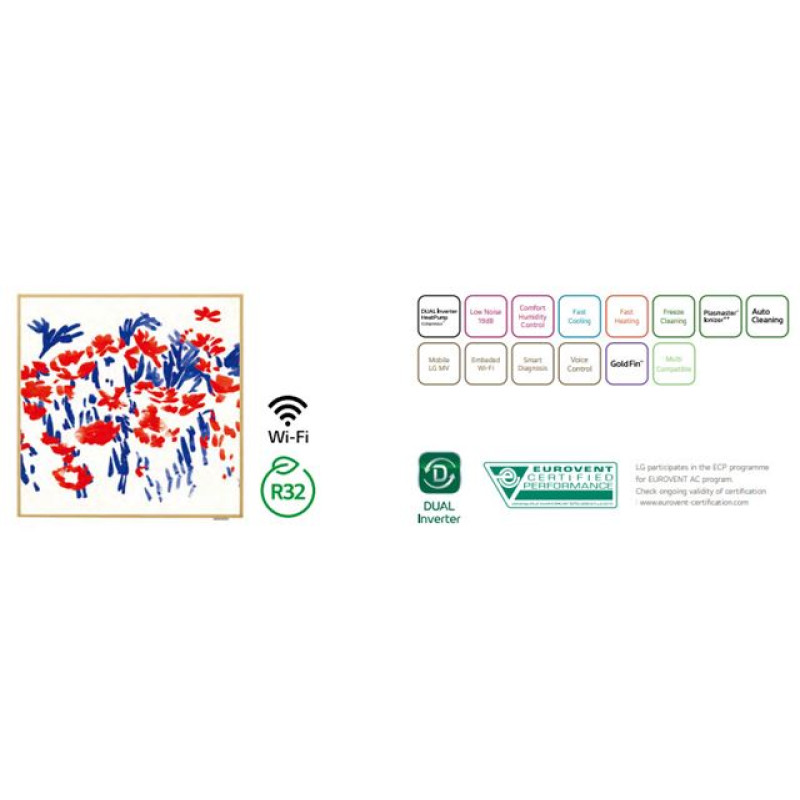 LG ARTCOOL A12GA1 set, klima uređaj, komplet, hlađenje 4kW