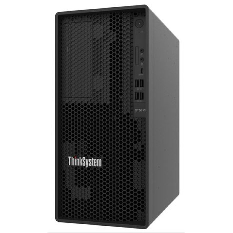 Lenovo ThinkSystem ST50 V2 server, Intel Xeon E-2324G, RAM 2 x 16GB, SSD 2 x 960GB