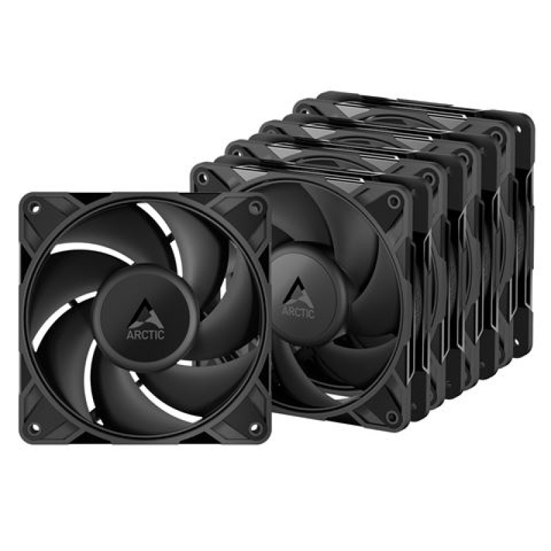 Arctic P12 Pro PST, ventilator, 120mm, crni, 5 pack