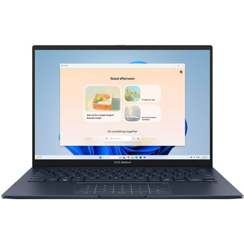 Asus Zenbook 14 UX3405CA-PZ109X, Intel Ultra 9-285H, RAM 32GB, SSD 1TB, 14inch, OLED 3K, TS, 120Hz, W11P