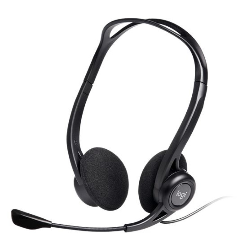 Logitech PC960, žične slušalice, crne
