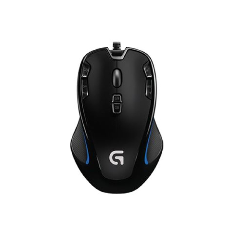 Logitech G300s, žičani optički miš, gaming, crno-plava
