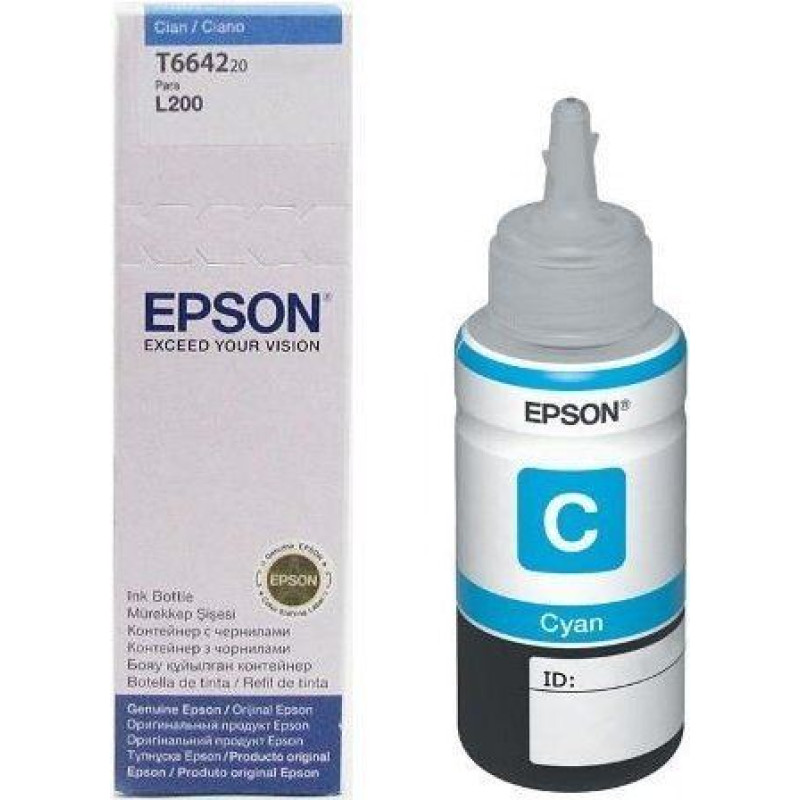 Tinta EPSON EcoTank, ITS T6642 cyan