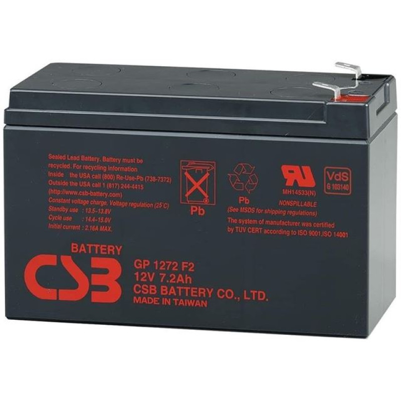 CSB battery, GP1272 (F2)