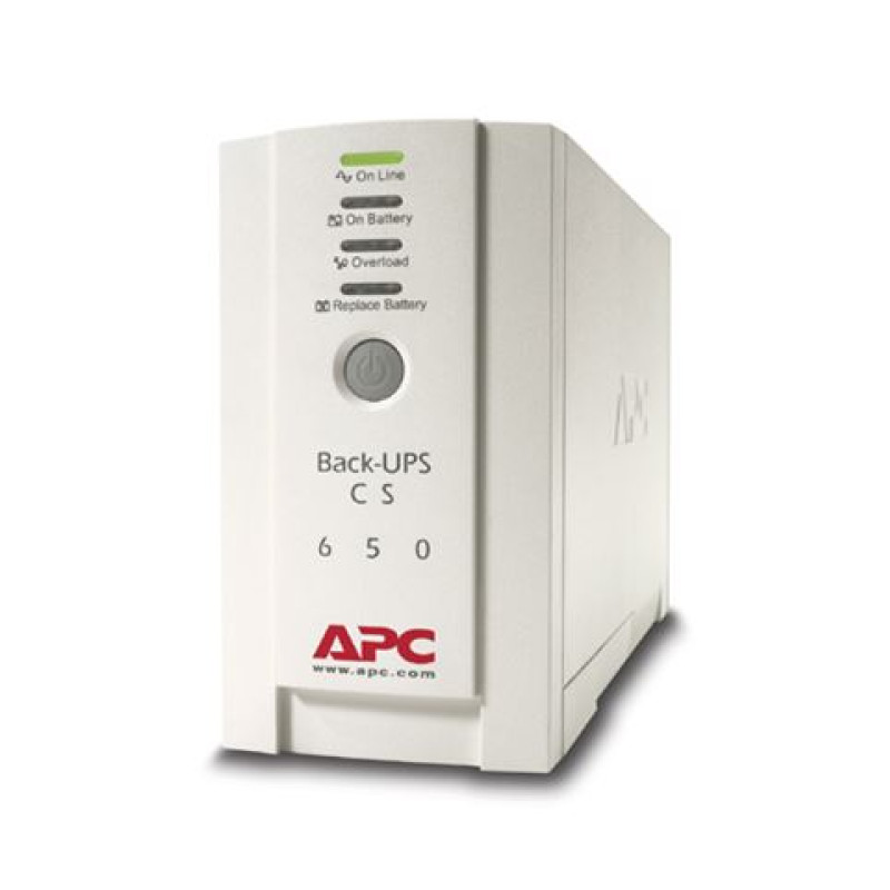 APC Back CS BK650EI UPS, 400W / 650VA, IEC C13, Off-line, tower