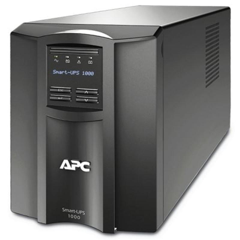 APC Smart-UPS SMT1000I, 700W / 1000VA, IEC C13, Line Interactive, tower