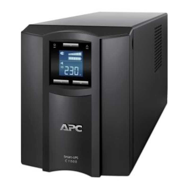 APC Smart-UPS C SMC1000I, 600W / 1000VA, IEC C13, Line Interactive, tower