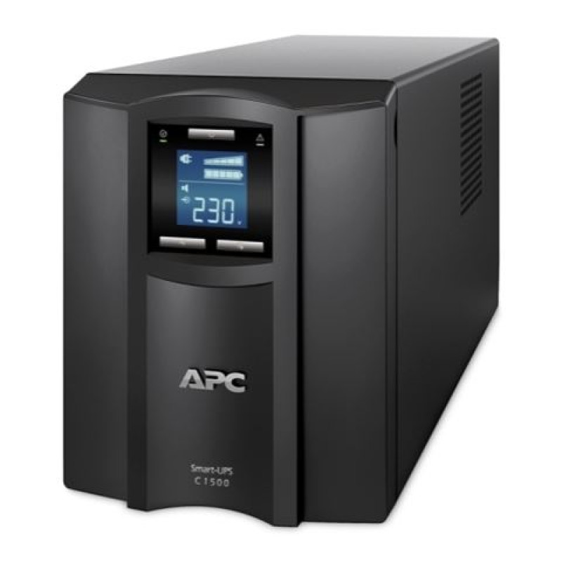 APC Smart-UPS C SMC1500I, 900W / 1500VA, IEC C13, Line Interactive, tower