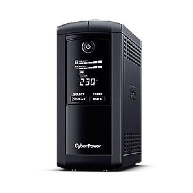 Cyber Power VP1000ELCD UPS, 550W / 1000VA, schuko, line interactive, tower