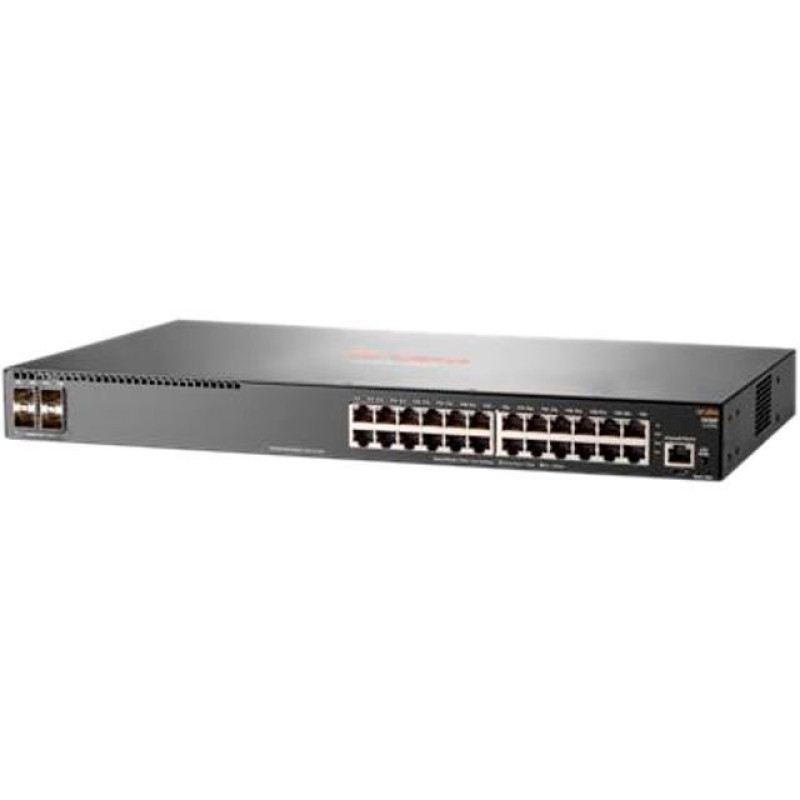 HPE Aruba 2930F 24G, upravljivi switch, 28-port, gigabit, PoE