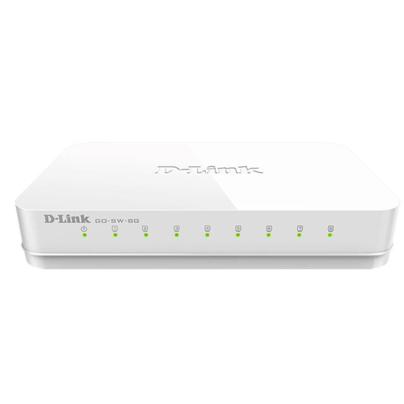 D-Link GO-SW-8G/E, neupravljivi switch, gigabit
