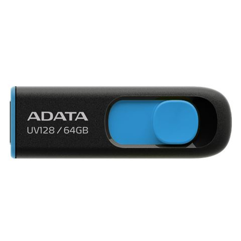 Adata UV128 64GB, USB stick, crno-plavi