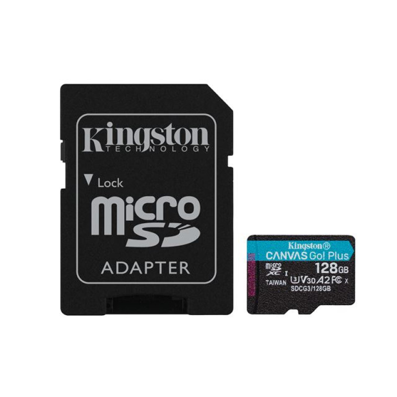 Kingston microSD Canvas Go! Plus, 128GB