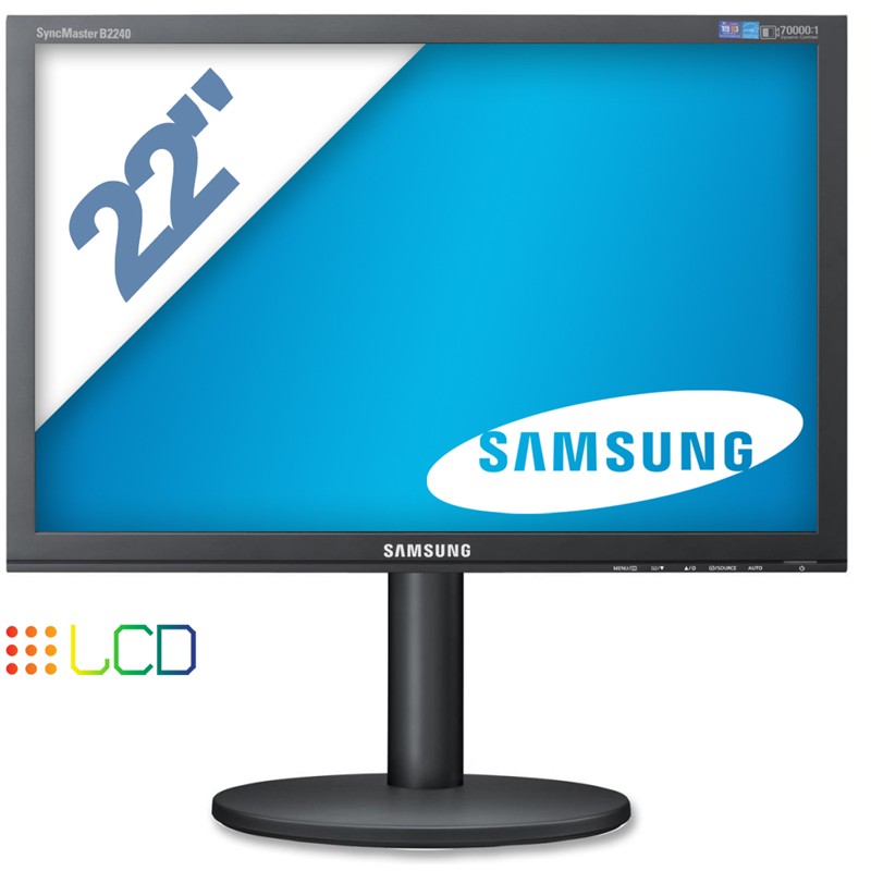Samsung B2240W, 22inch, monitor, 1680x1050, VGA, DVI - Refurbished