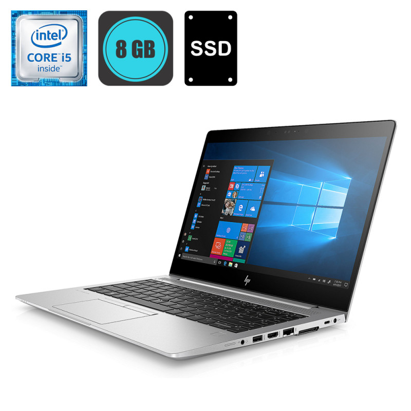 HP EliteBook 840 G5, Intel i5-8365U, RAM 8GB, SSD 240GB, LCD 14.1inch FHD, WinPro - Refurbished