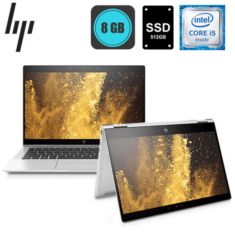 HP EliteBook X360 Folio 1030 G3, Intel Core i5-8350U, RAM 8GB, SSD 512GB, LCD 13.3inch, FHD, TS, WinPro - Refurbished