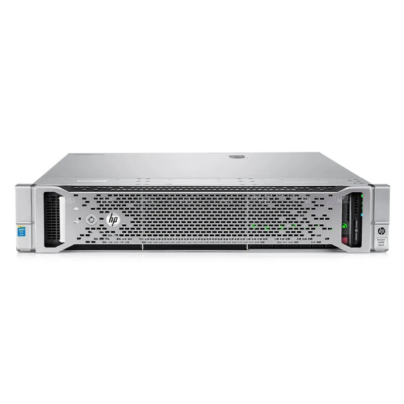 HP ProLiant DL380 G9 server, 2 x Intel Xeon E5-2623 V3, RAM 64GB - Refurbished