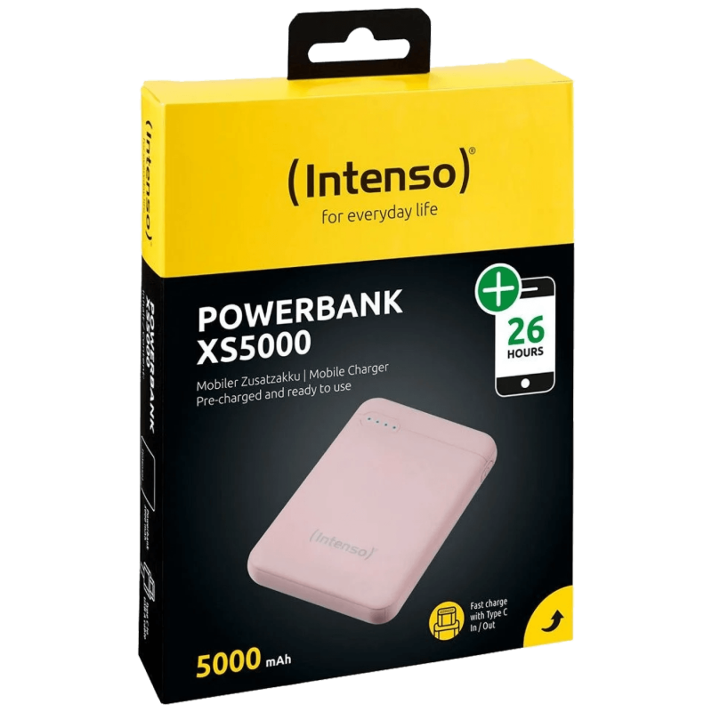 Intenso POWERBANK XS5000, powerbank, 5000mAh, rozi