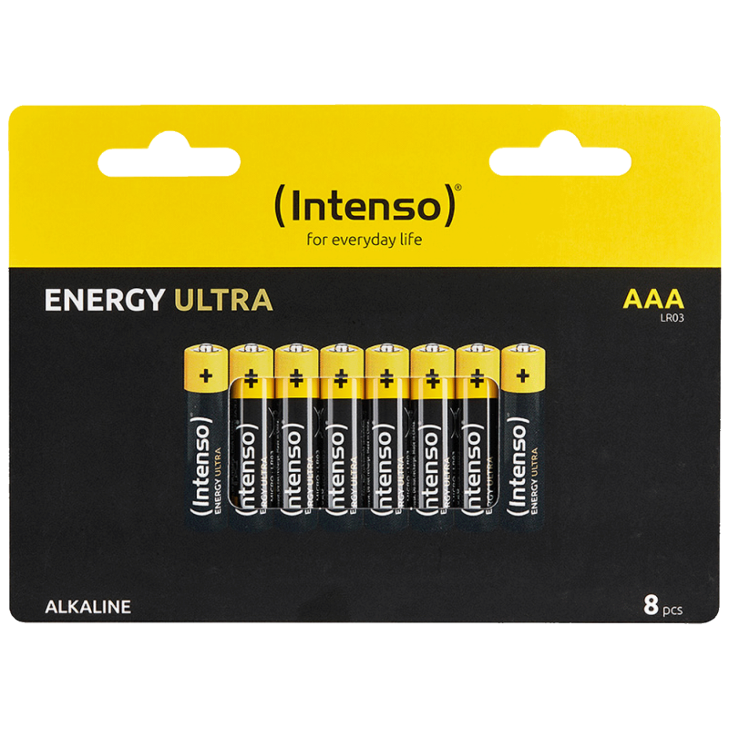 Intenso alkalna AAA baterija, LR03, 1.5V, blister, 8 kom