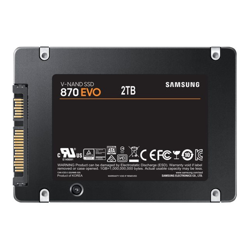 Samsung SSD 870 EVO, 2TB, R560/W530, 7mm, 2.5inch