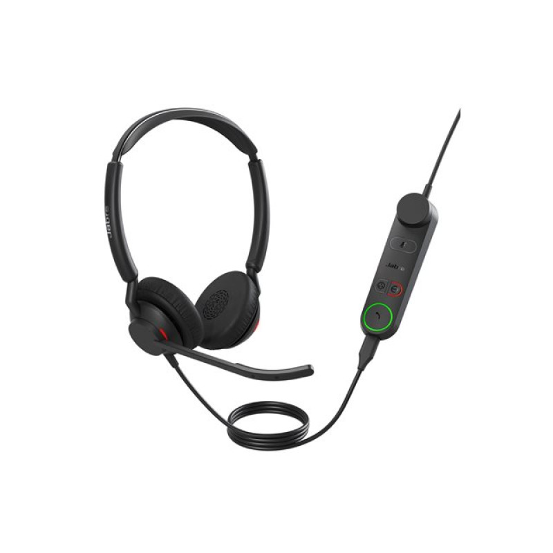 Jabra Engage 50 II UC Stereo Link USB-A, žičane stereo slušalice s mikrofonom, on-ear, crne