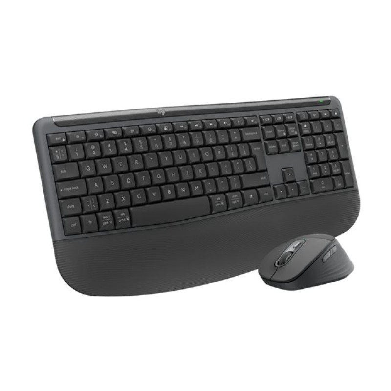 Logitech Signature Comfort Plus Combo MK880 for Business, bežična tipkovnica, miš, BT, crna
