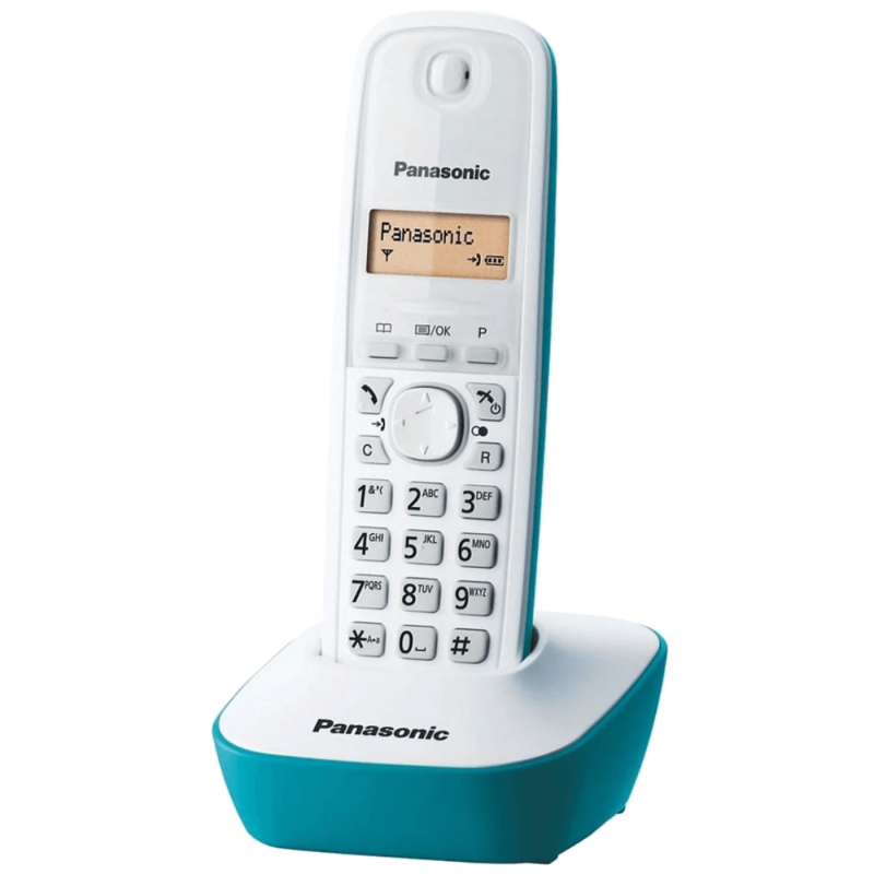 Panasonic KX-TG1611FXC, bežični telefon, 1.25inch, bijelo-plavi