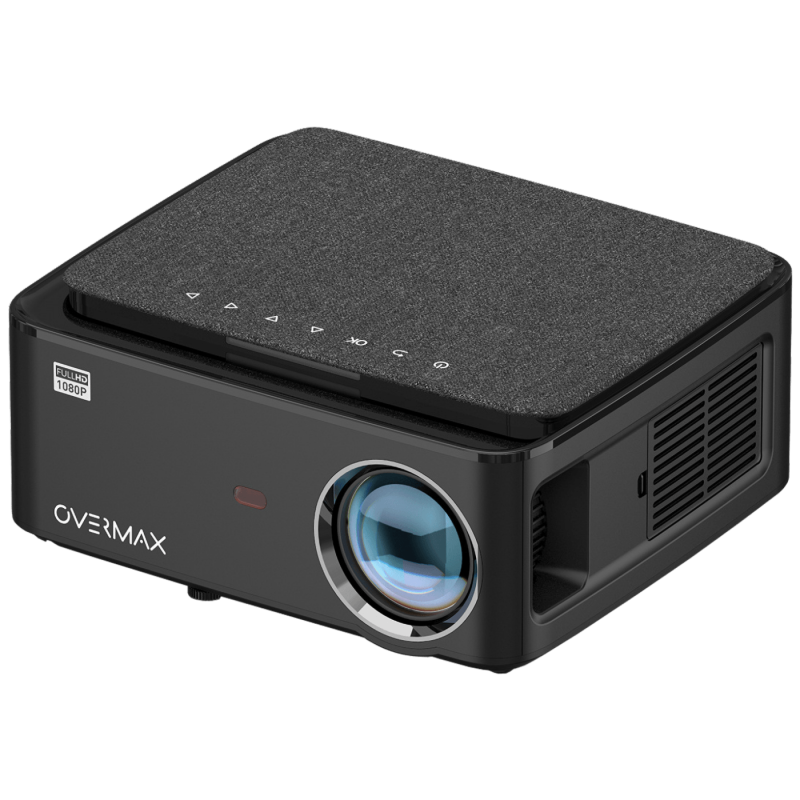Overmax Multipic 5.1, pametni LED projektor, FHD, 6000lm, Android OS, crni