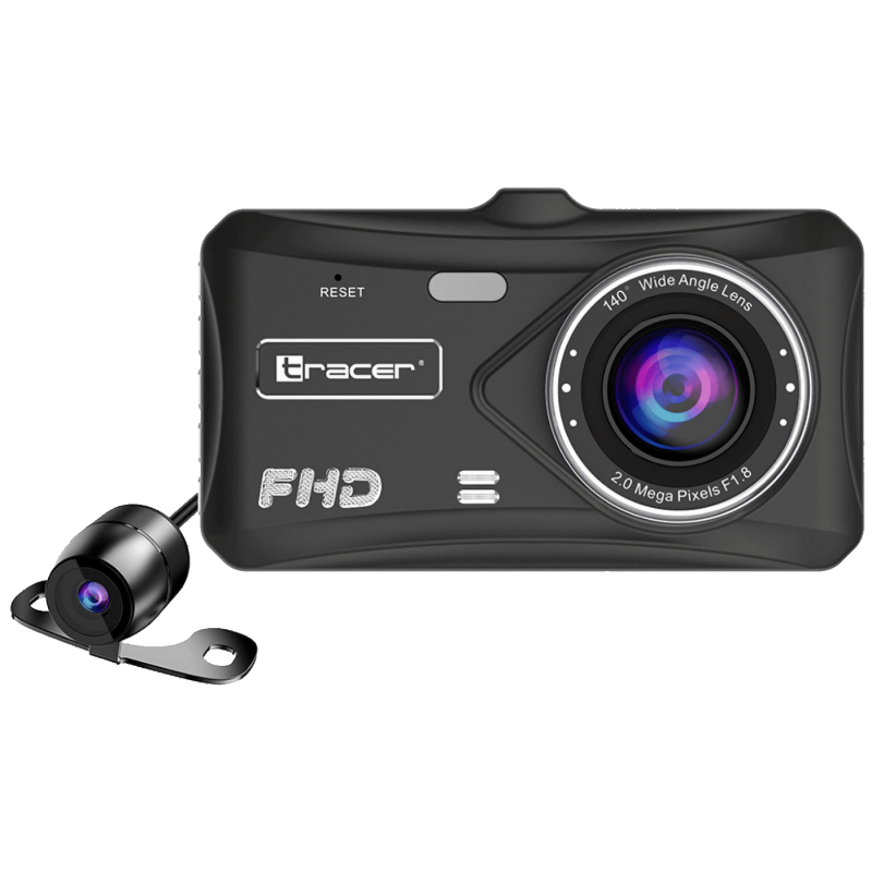 Tracer 4TS FHD CRUX DASH CAM, Auto kamera, 2MP, LCD 4inch, FHD, G-senzor
