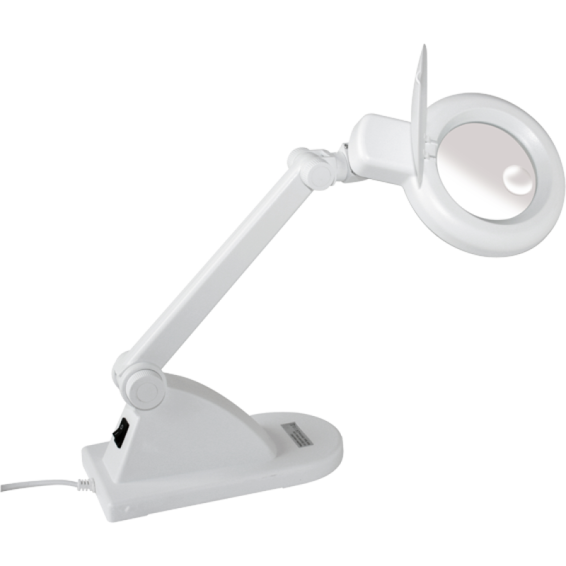 SMA NKL 022, stolna lampa sa lupom, 12W, bijela