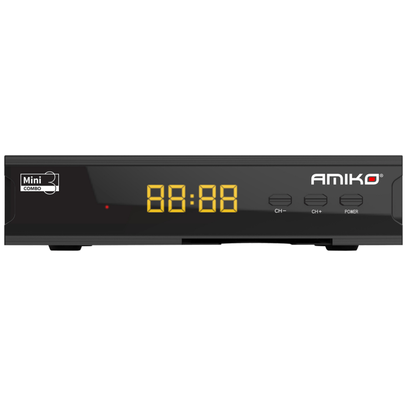 Amiko MINI COMBO 3, combo prijemnik, DVB-S2+T2/C, H.265, FHD