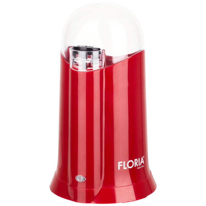 Floria ZLN3086/RD, mlin za kavu, spremnik 60g, 200W, crveni