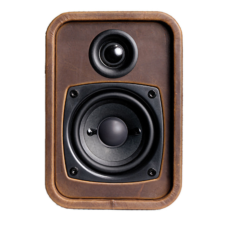 Audio Pro Mondial M.1, 2-way, 8cm, bookshelf zvučnik, brown leather
