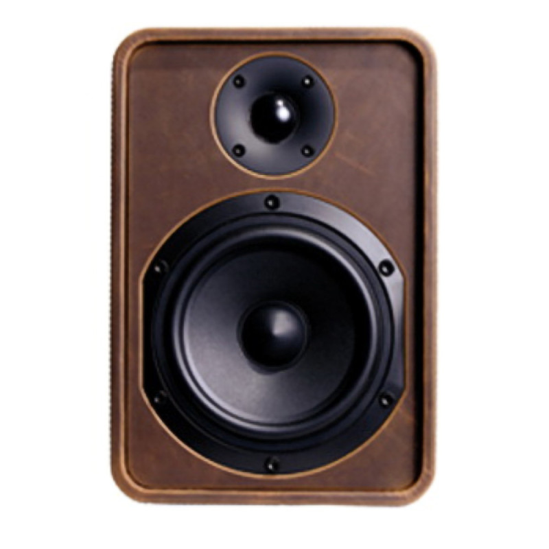 Audio Pro Mondial M.3, 2-way, 13cm, bookshelf zvučnik, brown leather