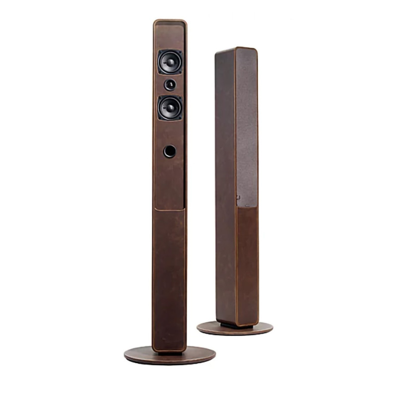Audio Pro Mondial M.5, 2-way, 8cm, samostojeći zvučnik, brown leather