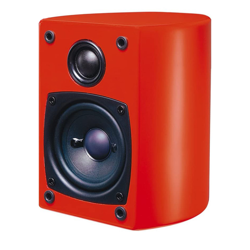 Audio Pro All Room, 2-way, 8cm, bookshelf zvučnik, crveni