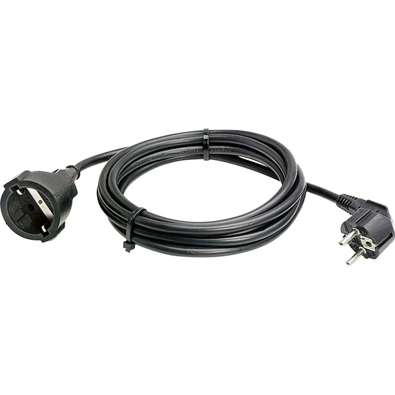 As Schwabe 51012, produžni PVC kabel, 10m, crni