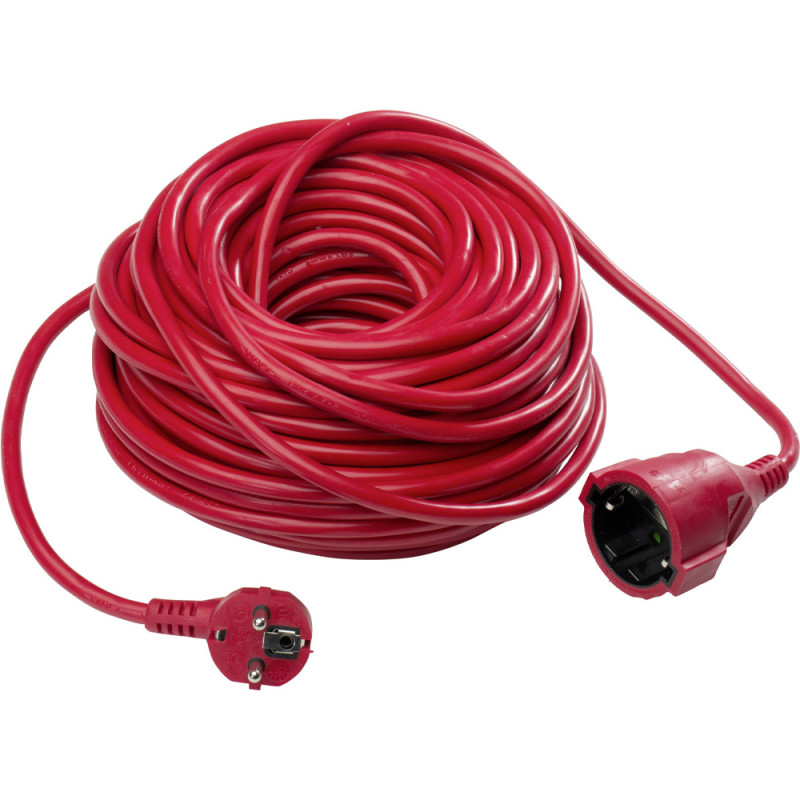 AS Sschwabe 60361, produžni PVC kabel, 25m, crveni
