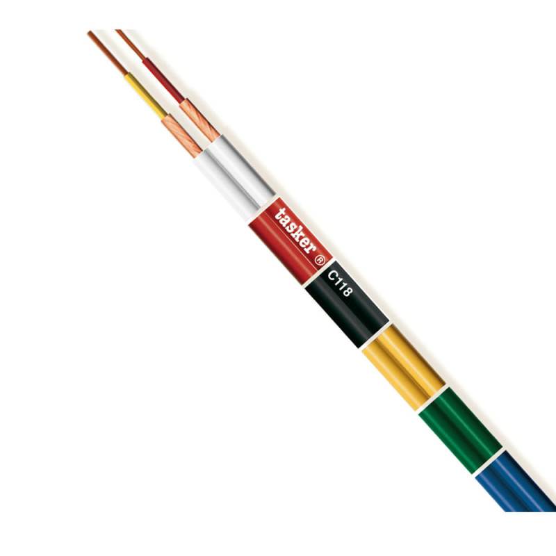 Tasker C118, mikrofonski kabel, 2x0.14mm2, 1m